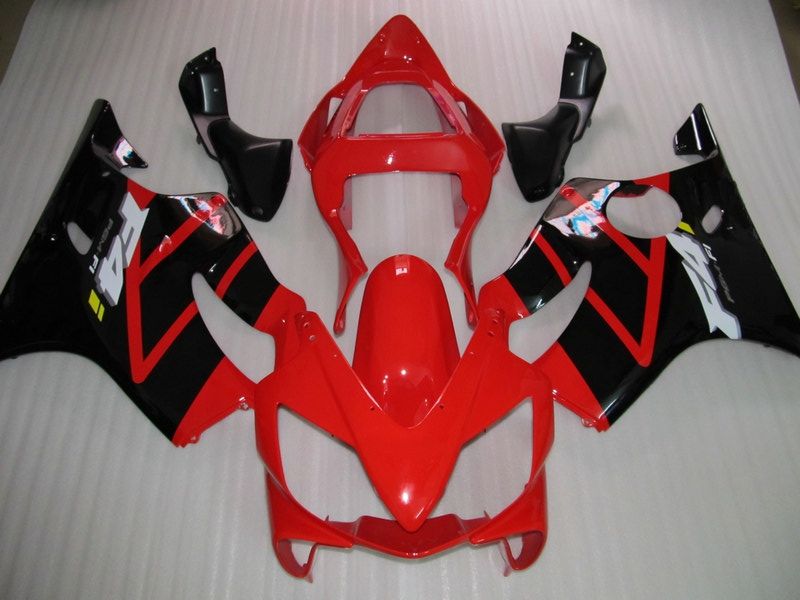 Bodywork Red Black Fairing Kit für Honda 2001 2002 2003 F4i CBR600F4I CBR 600F4I 01 02 03 CBR600 Motorradverkleidungen Set