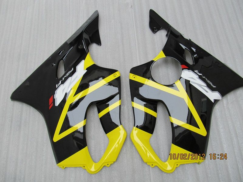 H6123 Full Set Yellow Fairing Kit för Honda CBR600F4I 01 02 03 CBR600 F4I CBR 600 F4I 2001 2002 2003