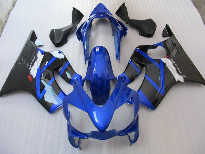 Blue / Black Fouring Kit dla Honda CBR600 CBR600F4I 04 05 06 07 CBR 600 F4I 04-07 2004 2005 2006 2007
