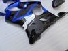 Blue/Black Fairing kit FOR honda CBR600 CBR600F4i 04 05 06 07 CBR 600 F4I 04-07 2004 2005 2006 2007