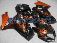 Wholesale Orange flame street bike fairing kit FOR suzuki GSXR1000 GSX R1000 gsxr