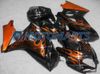 Oranje vlam straat fiets kuip kit VOOR suzuki 2007 2008 GSXR1000 07-08 GSX-R1000 07 08 gsxr 1000