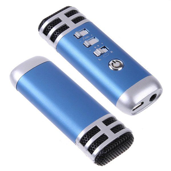 Mini Pocket Microphone Karaoke Player Home KTV Work With IPhone IPad
