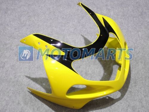 Yellow Black Fairing Kit för Suzuki GSXR1000 2000 2001 2002 K2 GSXR 1000 00 01 02 Gratis vindruta