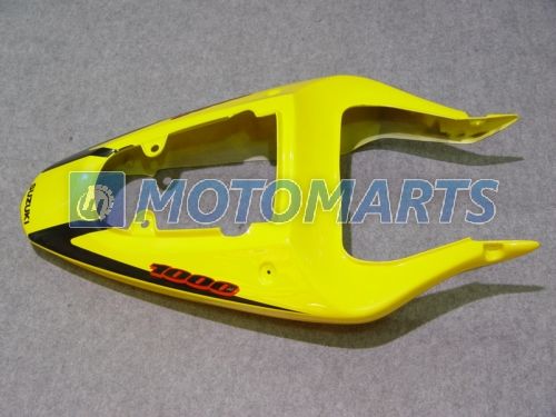 Yellow Black Fairing Kit för Suzuki GSXR1000 2000 2001 2002 K2 GSXR 1000 00 01 02 Gratis vindruta