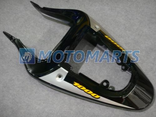 OEM Black Silver Fairing Kit لـ Suzuki GSXR1000 2000 2001 2002 K2 GSXR 1000 00 01 02 هدية حرة عالية الجودة