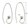 Fermoirs de boucles d'oreilles en argent Sterling 925, 10 pièces, composants de recherche pour bricolage, bijoux artisanaux, cadeau 08x4x12x30mm WP0685831566