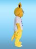 Взрослый желтый мультфильм кошка талисман костюмы бесплатная доставка хорошего качества