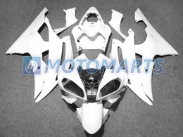 Weißes Verkleidungsset für Yamaha YZF R6 08 09 10 YZFR6 YZF-R6 600 2008 2009 2010 Windschutzscheibe