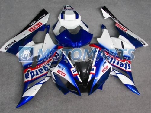 Yamaha için Beyaz/Mavi Gövde YZF R6 2006 2007 YZFR6 YZF-R6 YZF600 06 07 Kaplama Kiti Cam