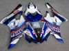 Yamaha için Beyaz/Mavi Gövde YZF R6 2006 2007 YZFR6 YZF-R6 YZF600 06 07 Kaplama Kiti Cam