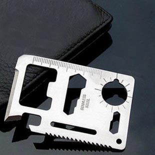 кожаный чехол + Карточный нож аварийный нож выживания мини-мульти инструмент швейцарская нержавеющая сталь выживание 11 в 1 карточных инструментах
