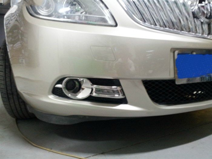 1 psairSuper Bright OSRAM led Chips LED daytime running light DRL with fog lamp cover for Buick Excelle GT / Verano, LED fog lamp