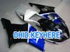 S07 Anpassa Black Blue ABS Fairings för Suzuki GSX-R1000 2003 2004 K3 GSXR1000 03 04 ABS FAIRING