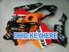 H01Injection fullset orange repsol 경주 Honda CBR600RR 2003 2004 CBR 600RR 03 04의 페어링 키트