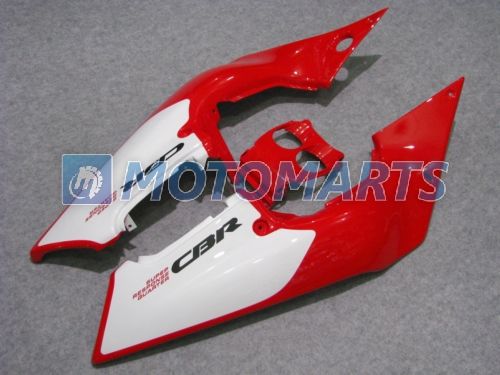 Red White Fairing Kit för Honda CBR250RR MC19 1987 1988 1989 CBR 250 RR 87 88 89 CBR250 vindruta