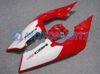 Red White Fairing Kit för Honda CBR250RR MC19 1987 1988 1989 CBR 250 RR 87 88 89 CBR250 vindruta