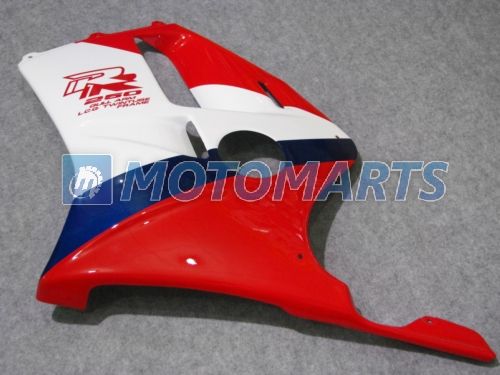 Red White Fairing Kit för Honda CBR250RR MC19 1987 1988 1989 CBR 250 RR 87 88 89 CBR250 vindruta