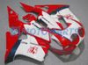 Honda CBR250RR MC19 1987 1988 1989 için Kırmızı Beyaz Kaplama Kiti 250 RR 87 88 89 CBR250 Cam