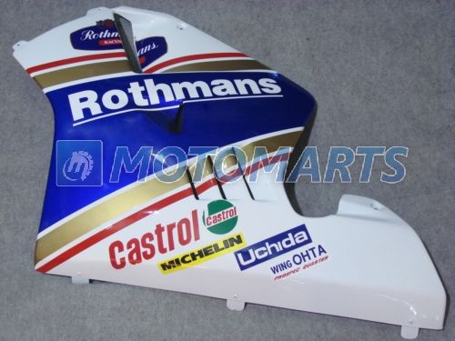 Bundle pour Honda NSR250R MC21 PGM3 90 91 92 93 NSR 250R MC 21 rothmans Kit carrosserie carénage pare-brise