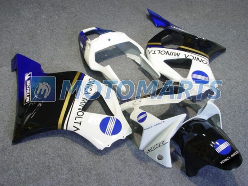 Gratis Aanpassen wit blauw carrosserie Voor Honda CBR900RR 954 2002 2003 CBR 954RR CBR954 RR CBR900 CBR954RR kuip kit RX1