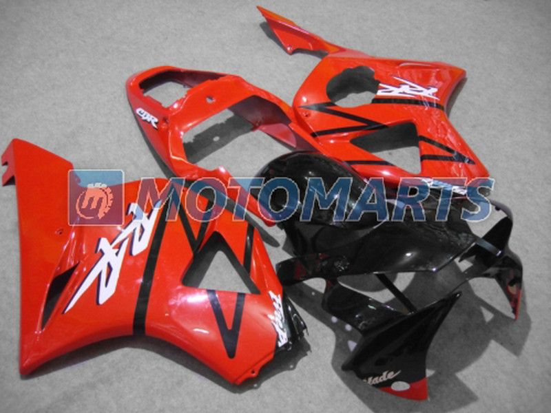 Hochwertige rot-schwarze Karosserieverkleidungen für Honda CBR900RR 954 2002 2003 CBR 954RR CBR954 RR CBR900 CBR954RR Verkleidungsset
