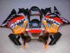 Kostenloses individuelles orangefarbenes REPSOL-Verkleidungsset für Honda CBR900RR 954 2002 2003 CBR 954RR CBR954 RR CBR900 CBR954RR Verkleidungsset