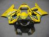 Fashion Yellow Body för Honda CBR900RR 954 2002 2003 CBR 954RR CBR954 RR CBR900 CBR954RR FAIRING KIT