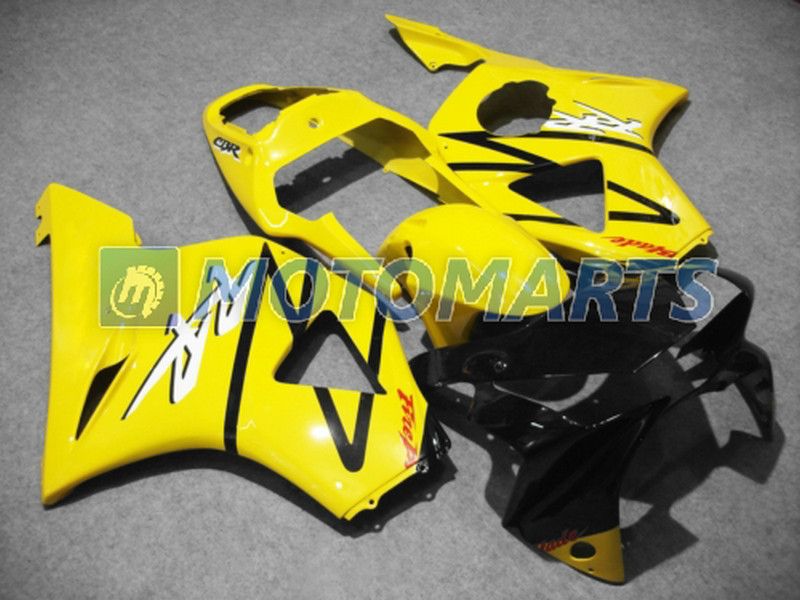 Fashion Yellow Body för Honda CBR900RR 954 2002 2003 CBR 954RR CBR954 RR CBR900 CBR954RR FAIRING KIT