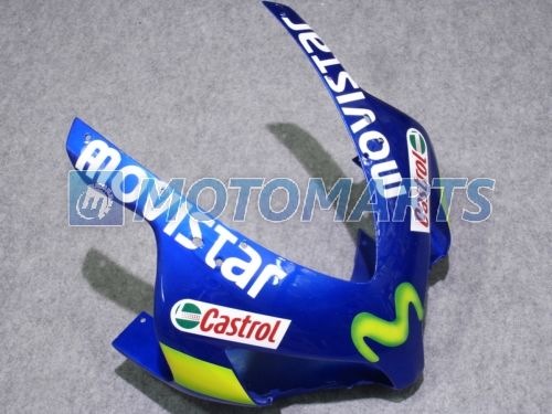 Honda CBR1000RR 2004 2005 CBR1000 RR 04 05 CBR 1000 04-05のMovistar Blue Injection Fairing Kit