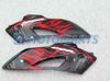 أحمر لهب / أسود حقن القالب fairing kit لهوندا CBR1000RR 2004 2005 CBR1000 RR 04 05 CBR 1000 أجزاء أجزاء