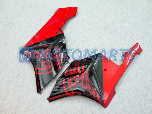 Röd flamma / Balck Insprutning Mote Fairing Kit för Honda CBR1000RR 2004 2005 CBR1000 RR 04 05 CBR 1000 Fairings Parts