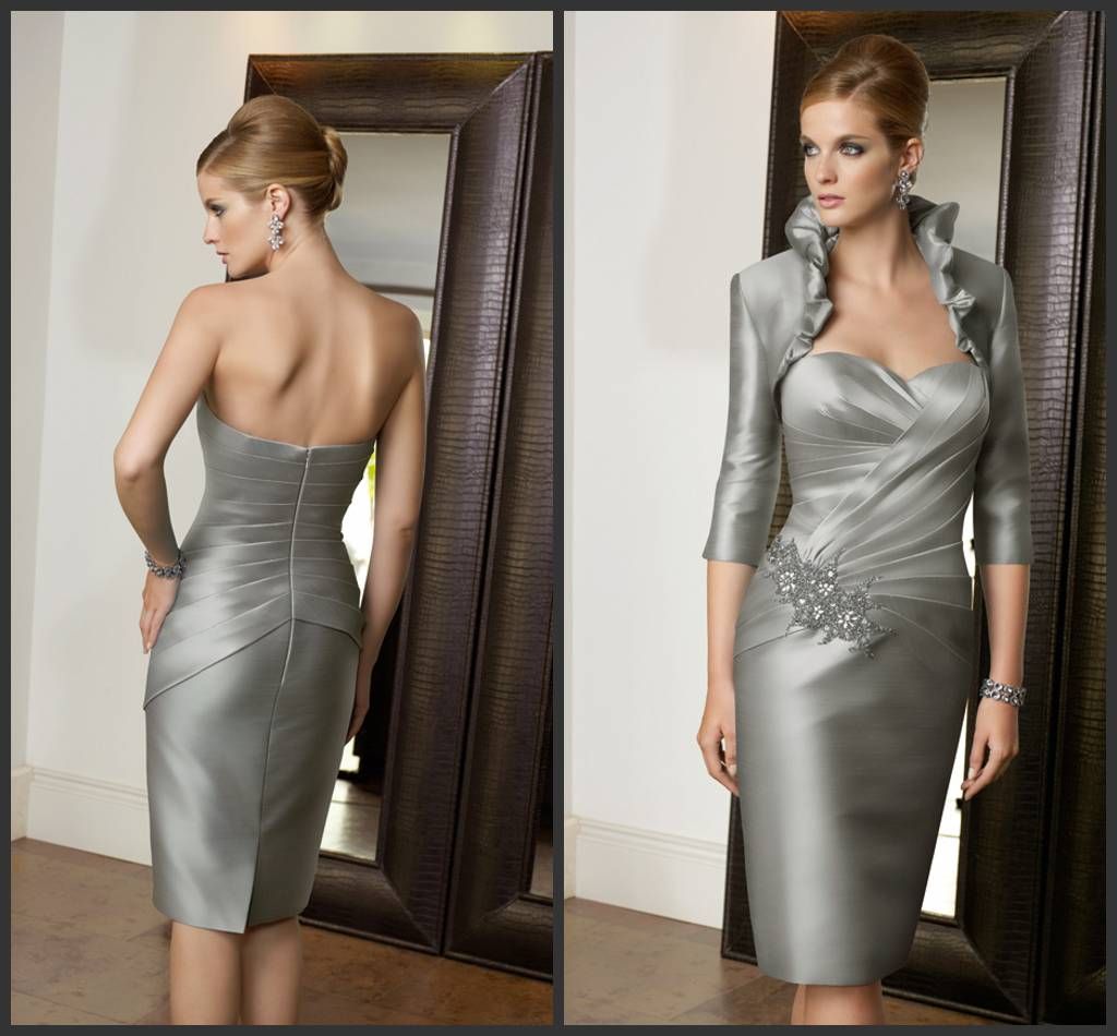 Silver Mother of the Bride Dresses