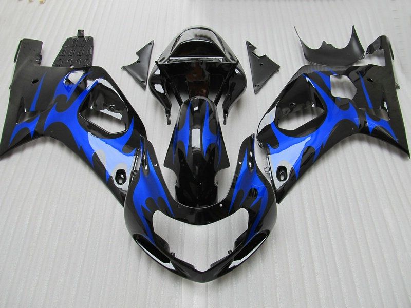 طقم Fairings لـ GSXR 600 750 K1 2001 2002 2003 GSXR600 GSXR750 01 02 03