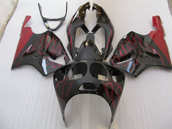 

Red Flame bodywork fairing kit for Ninja ZX7R ZX-7R ZX 7R ZZR750 1996 - 2003 96 97 98 99 00 01 02 03