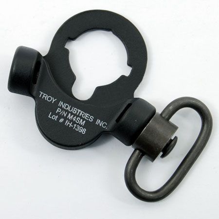 Troy Steel Dual Side QD Sling Swivel Steel Mount For GBB Version Black/Tan