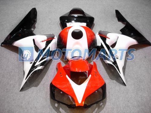 Kit de carenado de molde de inyección rojo y blanco para Honda CBR 1000 RR 06 07 CBR1000 CBR1000RR 2006 2007 piezas de carenados del mercado de accesorios