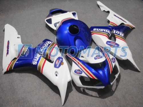 Mavi Rothmans Enjeksiyon Honda CBR 1000 RR 06 07 CBR1000 CBR1000RR 2006 2007 için kaporta kiti kalıplı