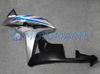 Blå Silver Injection Fairing Kit för Honda CBR600RR Fairings F5 2007 2008 CBR 600 RR 07 08 Full uppsättning Plastdelar