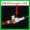 4PIN 10MM RGB LED Strip Light Solderless Connectors with 15CM Bare Wire to RGB LED Controller Non Waterproof3733183