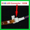 4PIN 10MM RGB LED Strip Light Solderless Connectors with 15CM Bare Wire to RGB LED Controller Non Waterproof5769064