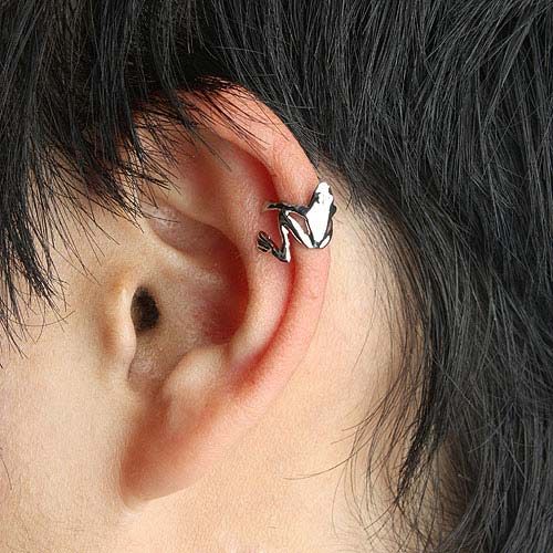 Frog Ear Cuff Punk Style Unisex Earrings Cheap Jewelry LM-C057