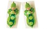 10 stks EMS Baby erwt Slaapzak Magic Sleep Bags Fleece Zuigeling Kinderen Groene Romper, één laag