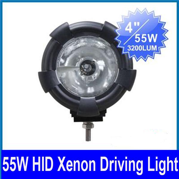 ペア4Quot 55W HIDキセノンドライビングライト4WD 4x4車両オフロードSUV洪水ビーム916V内部バラスト6994043