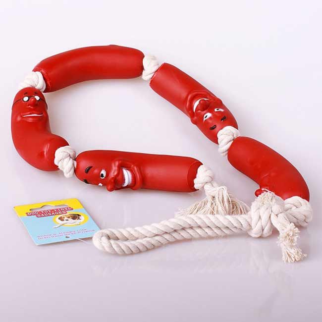 stuffed sausage dog toy