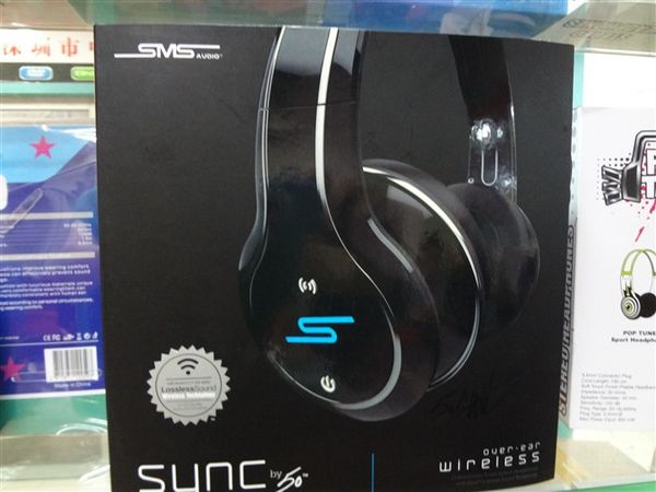 

Bluetooth wirele ync 50 cent over ear headphone black white by m audio new arrival fa t hip via dhl