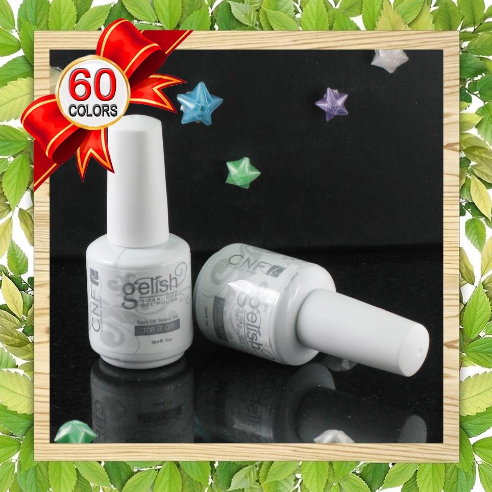 Gelish UV/LED Base Coat Nail Gel + Top Coat Nail Gel Artistic Nail Gel