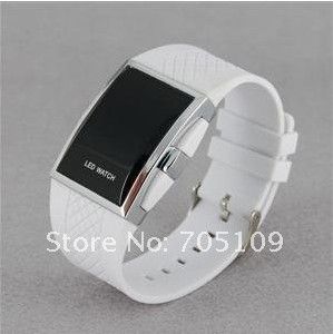 stainless steel back led watch