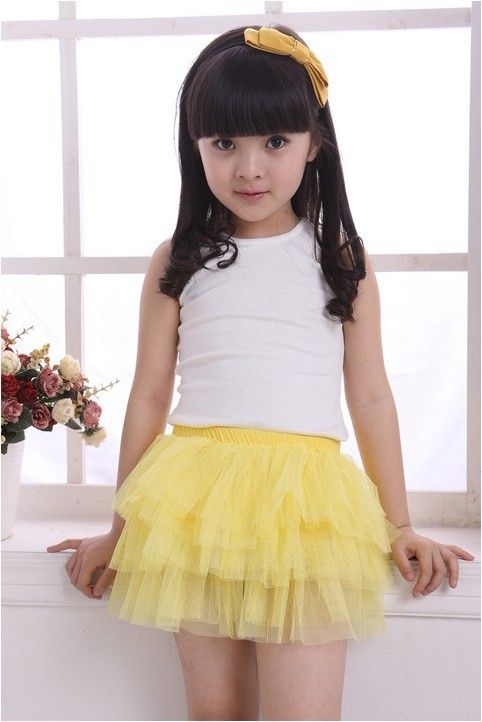 2018 Children Skirts Girls Fashion Cake Skirt.Age : 4 12 ...