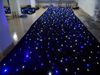 LED Star colth led star curtian för party scen bakgrund blå vit färg led ljuseffekter
